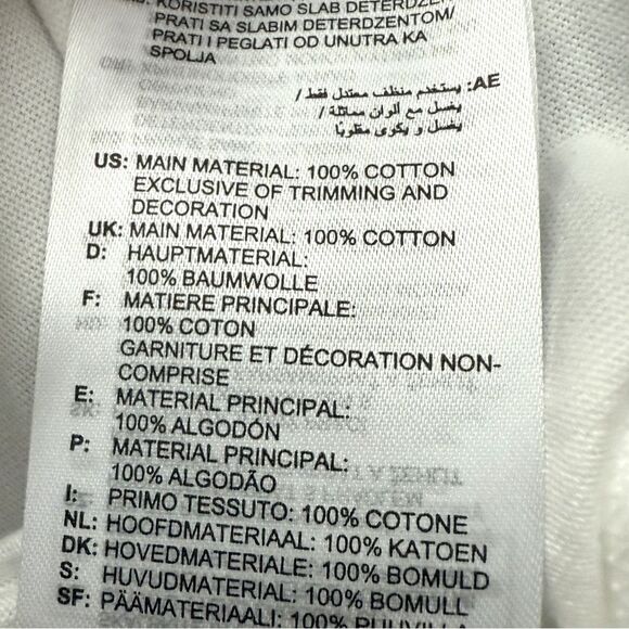 Adidas Multi-Sport White T-Shirt with Black Logo Women’s Size Small - Picture 6 of 7